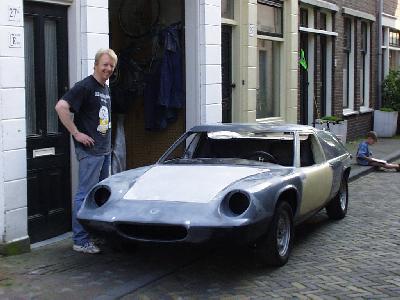 Ready for paint with proud owner