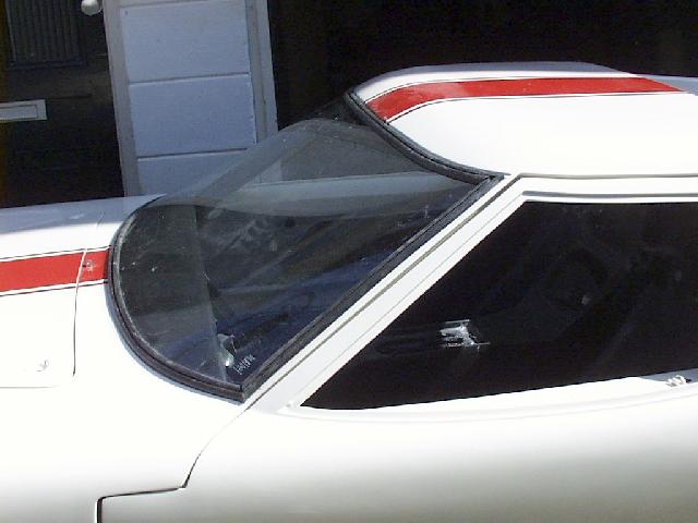 My car with windshield